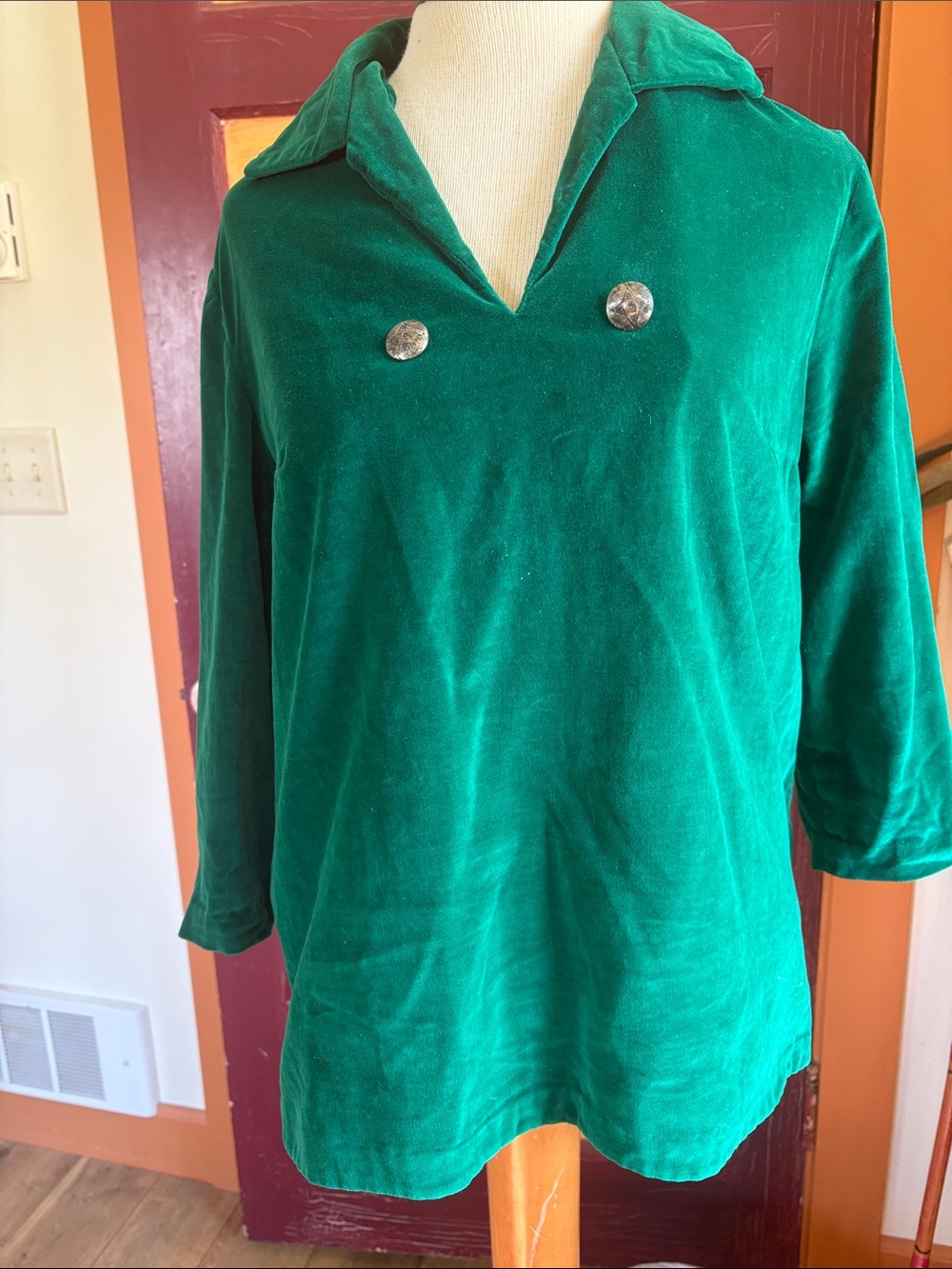 Vintage Navajo Style Velveteen Shirt